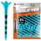 Full Choice 100 Pack 314 Plastic Golf Tees Enhanced Durability Stability Engineered to Minimize Friction and Side Spin