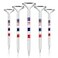 Pulselala Premium Golf Tees 3 14 Unbreakable Transparent Plastic Golf Tees Reduces Friction Side Spin Golf Accessories Gift for Men American Flag50 Count