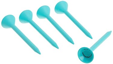 MARTINI Martini Golf Tees 314 Durable Plastic Tees 5 Pack Aqua