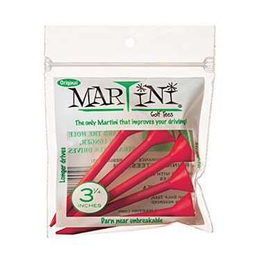 MARTINI Martini Golf Tees 314 Durable Plastic Tees 5 Pack Flame 325 DMT003FLAME