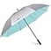 G4Free 68 Inch UV Protection Golf Umbrella Auto Open Vented Double Canopy Oversize Extra Large Windproof Sun Rain Umbrellas SilverLake Blue