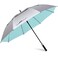 G4Free 68 Inch UV Protection Golf Umbrella Auto Open Vented Double Canopy Oversize Extra Large Windproof Sun Rain Umbrellas SilverLake Blue