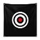 BRAMASOLE Golf Target Cloth 58 x 59 Hitting Net Targets for Driving Range Backyard Practice Net Outdoor Indoor Backstop Training Aids Black 58 x 59 Inch
