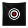 BRAMASOLE Golf Target Cloth 58 x 59 Hitting Net Targets for Driving Range Backyard Practice Net Outdoor Indoor Backstop Training Aids Black 58 x 59 Inch