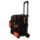 ELITE Basic Double Roller Bowling Ball Bag With Wheels GraffitiStyle Design Durable Bowling Bags With Ample Storage Orange