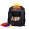 FITactic Luxury Frisbee Disc Golf Bag Backpack Mounting Climbing Forest Outdoor Capacity 2530 Discs Black
