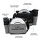 D&Acirc;&middot;D DYNAMIC DYNAMIC DISCS Cadet Disc Golf Bag Introductory Disc Golf Bag Great for Beginners and Casual Disc Golf Rounds Lightweight and Durable Frisbee Golf Bag 1012 Disc Capacity Heather Gray