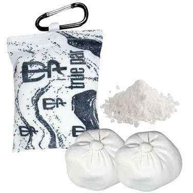 True Par Refillable Disc Golf Chalk Bag 2 Extra Chalk Balls Included Marbled