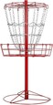 Yaheetech 12Chain Portable Disc Golf Basket Target Accessories Disc Golf Set wBasket Target and Double Steel Chains Red