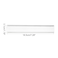 PATIKIL Table Tennis Rubber Roller Table Tennis Roll Stick Bar Glue Rolling Stick Plastic DIY Sticky Tool for Assembling Table Tennis Racket White