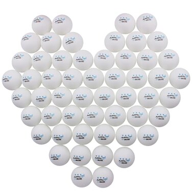 MAPOL Table Tennis Balls 3 Star 40 Advanced White Ping Pong Ball 60 Pack