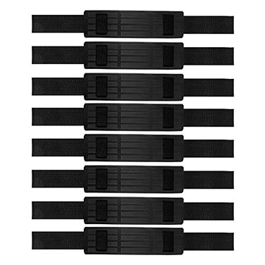 Aodaer 8 Pack Adjustable Hoverboard Straps Replacement Straps and Strap Protector Hook and Loop Kart Accessories Seat Attachment Straps Fastening Hoverboard Cable for Kart Balance Scooter