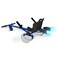 Hover-1 Hover1 Falcon1 Buggy Hoverboard Attachment Turbo LED Lights Compatible with Most 65 8 Hoverboards HandOperated Rear Wheel Control Adjustable Frame Easy to Install Hoverboard Go Kart