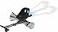 Hover-1 Hover1 Raptor1 Buggy Hoverboard Attachment Turbo LED Lights Compatible with All 65 8 Hoverboards HandOperated Rear Wheel Control Adjustable Frame Easy Install Hoverboard Go Kart