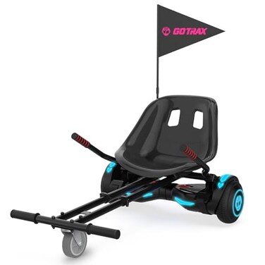 Gotrax Hoverfly Kart Attachment for 6510 Hoverboards Adjustable Frame and Handlebar Control