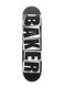 Baker Skateboard DeckBlackWhite Logo825