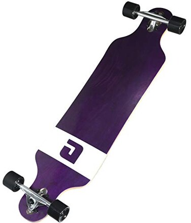 Atom Longboards Atom Drop Through Longboard 40 Purple Veneer