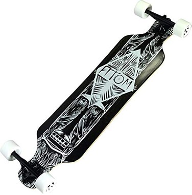 Atom Longboards Atom Drop Deck Longboard 39 Dark Tiki 39