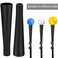 Sumind 3 Pieces Batting Tee Topper Replacement Batting Tee Basic Ball Rest Rubber Cup for Baseball Softball Practice Training Hitting Ball