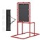 Olpchee Baseball Strike Zone Target for Plastic Balls Compatible with Wiffle Ball and Blitzball Pitching Training Strike Zone Target Set Up and Assemble Easily Large Red