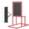 Olpchee Baseball Strike Zone Target for Plastic Balls Compatible with Wiffle Ball and Blitzball Pitching Training Strike Zone Target Set Up and Assemble Easily Large Red