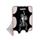 Gladiator Lacrosse Goal Target Shooter Beginner Intermediate Level Gladiator Design Black and White