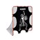 Gladiator Lacrosse Goal Target Shooter Beginner Intermediate Level Gladiator Design Black and White