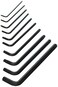 Eklind Tool EKLIND 10910 TORX star LKey 10pc set T10T55 Long series