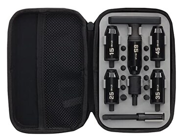 Wheeler FAT Stix with 12 Screwdriver Bits 5 Torque Limiters and Storage Case for Firearm Building and Maintenance