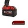 StealthMounts Magnetic Bit Holder for Milwaukee M18 1 Pack Red Made in UK