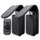 Maezar Multitool Sheath EDC Belt Pouch Organizer for MenTool Sheath Compatible with Leatherman Folding Tool Small Belt Tool Holster Holder with Clip and LoopMagnetic Closure 2Pack Black