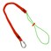 Malta Dynamics Tool Tether Lanyard with Carabiner Attachment 53 Expansion Adjustable Loop End 1 Pack