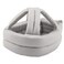 TOPINCN Elder Safety Protection Helmet Fall Prevention Head Guard with Lace Light Grey