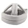 TOPINCN Elder Safety Protection Helmet Fall Prevention Head Guard with Lace Light Grey