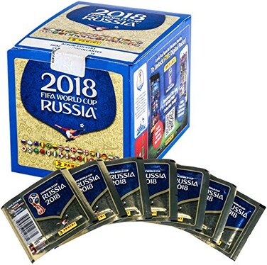 Panini 2018 FIFA World Cup Stickers Retail Box