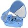 V Convey Cloth Add Tail Avoid Flip Over UPF 50 Size Improved Mambobaby Non Inflatable Baby Float Swim Trainer Solid Infant Pool Float with Canopy Swim Ring