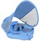 V Convey Cloth Add Tail Avoid Flip Over UPF 50 Size Improved Mambobaby Non Inflatable Baby Float Swim Trainer Solid Infant Pool Float with Canopy Swim Ring