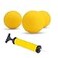 Viminston Spike Replacement Balls 3Pack with Pump for Roundnet Game Mini Volleyball Pool Game