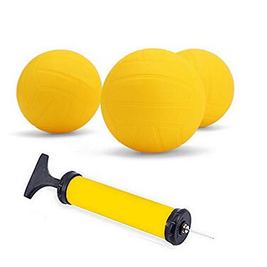 Viminston Spike Replacement Balls 3Pack with Pump for Roundnet Game Mini Volleyball Pool Game