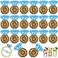 LanMa Diamond Ring Drink Float 20 Pack Inflatable Ring Drink Holders Bachelorette Pool Drink Floats