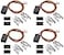 AMI PARTS Terminal Block Kit WB17T10006 Range Surface Burner Plug Connector Replacement Kit by Compatible with GE Stove4 Set
