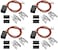 AMI PARTS Terminal Block Kit WB17T10006 Range Surface Burner Plug Connector Replacement Kit by Compatible with GE Stove4 Set