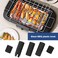LT Easiyl 2 Sets Universal Plastic Control Knobs Dial Switch Multi Cooker Replacement for Air Fryer Mini Oven Stove Grill with Adapter Knob Switch Black
