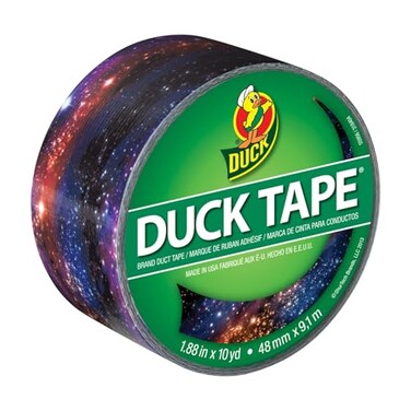 Duck Brand Printed Duct Tape Single Roll Galaxy 283039