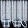 Maxcheck 100 Pcs Clear Containers Bulk with Lids and Handles Plastic Clear Storage Bucket Containers Mini Storage Case for Party DIY Art Craft Pigment Dough Cotton Candy Lotion Small Tools 10oz