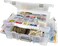 ArtBin 6981AB Super Satchel Deluxe Divided Base Large Portable Art Craft Organizer with Drawers 1 Plastic Storage Case Clear