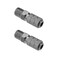 ECSiNG 2PCS Quick Release Airbrush Disconnect Coupling Adapter 18 Inch Airbrush Disconnect Fitting Connector for Air Compressor Airbrush Hose