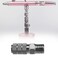 ECSiNG 2PCS Quick Release Airbrush Disconnect Coupling Adapter 18 Inch Airbrush Disconnect Fitting Connector for Air Compressor Airbrush Hose