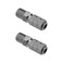 ECSiNG 2PCS Quick Release Airbrush Disconnect Coupling Adapter 18 Inch Airbrush Disconnect Fitting Connector for Air Compressor Airbrush Hose