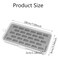 YEQIN Set of 2 Plastic Bobbin Storage Boxes Sewing Craft Plastic Case Storage Box Grey